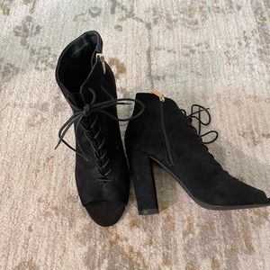 Super cute, lace up heels. Only work a handful of times.